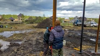 Заказать монтаж винтовых свай в Красноуфимск - цена под ключ с доставкой от 1860 шт